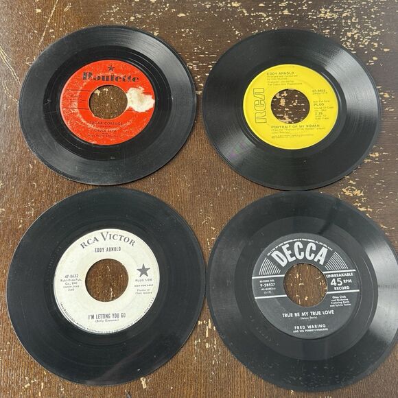 Vintage Country Music 7” 45s VG Vinyl Honky Tonk Cowboy Records Beer Heartbreak - Picture 6 of 11